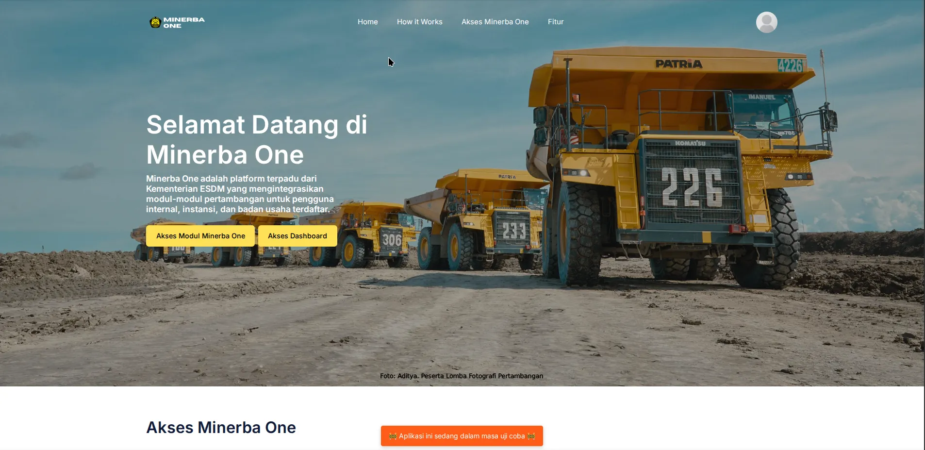 MinerbaOne application interface