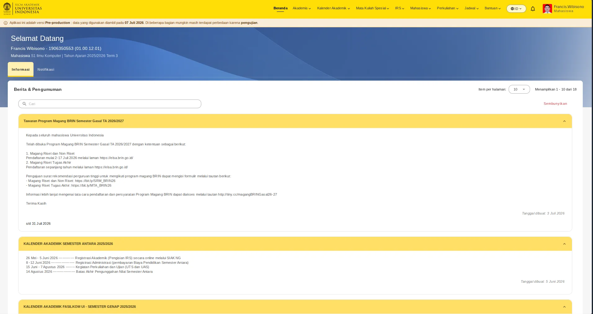 SLCM application interface
